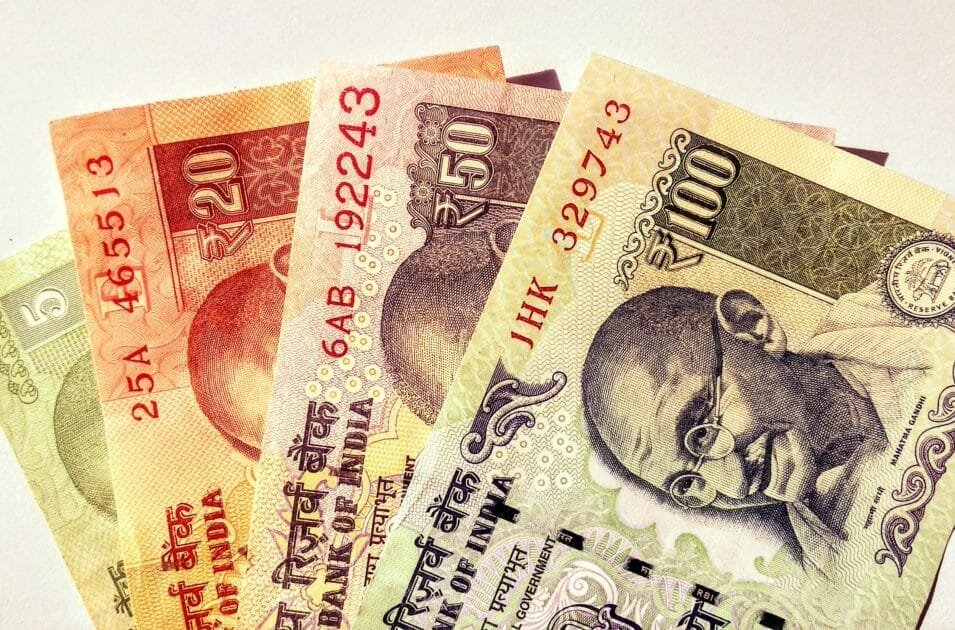 Close-up of Indian currency banknotes symbolizing economic reforms and financial planning in Union Budget 2025