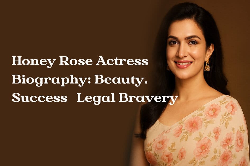 Honey Rose Glamorous Look for Biography Feature