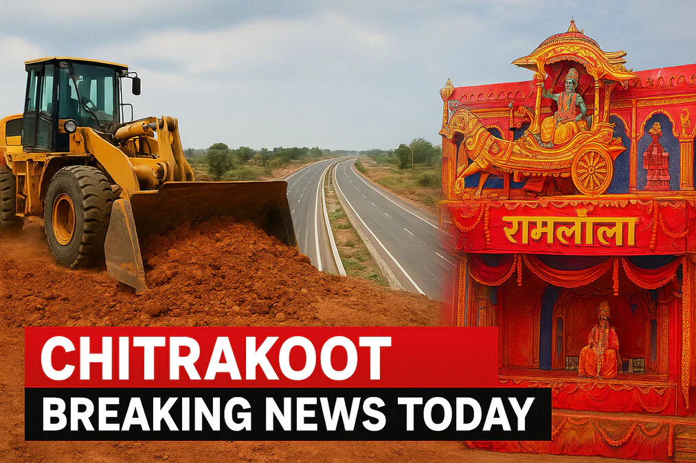 Chitrakoot Breaking News Today – Bulldozer action, expressway update, and Ramlila preparations in Uttar Pradesh.