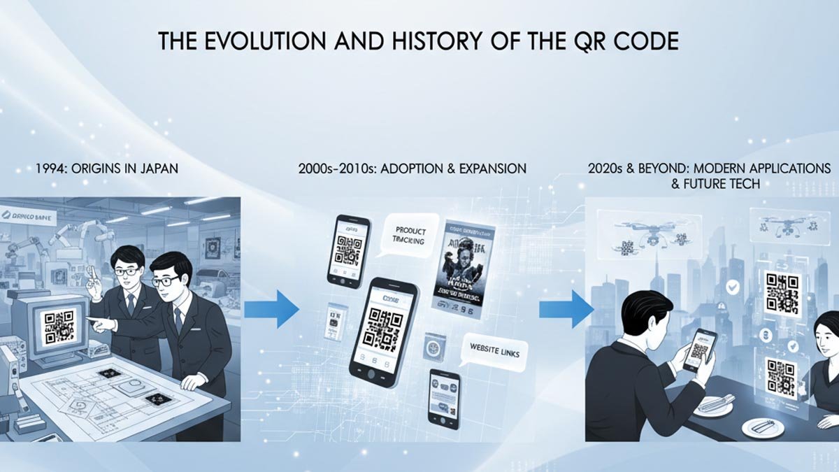 History of the QR code timeline