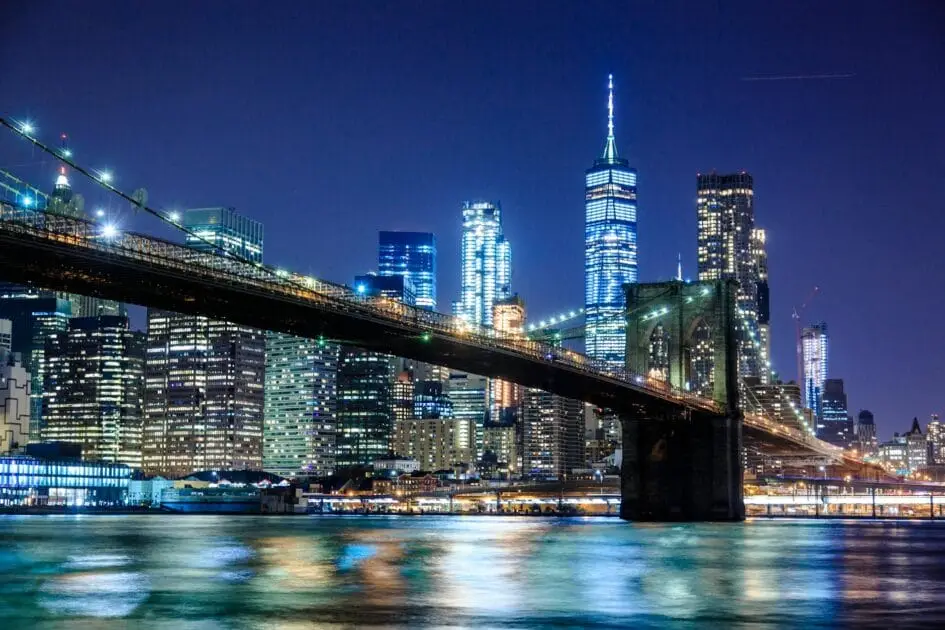 America Political Crisis 2025: photography of bridge during nighttime