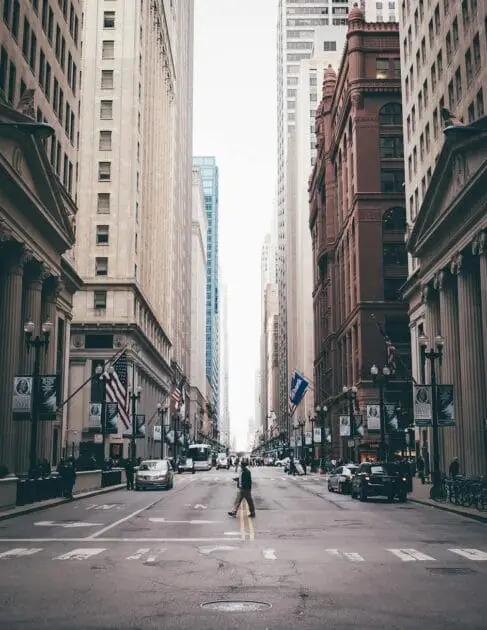 America Political Crisis 2025: person walking on the road
